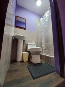 Koupelna v ubytování Hotel Quinta Vista Verde