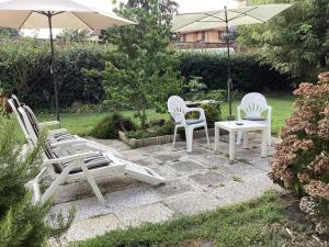 Zahrada ubytování Villa Dina
