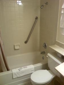 Ett badrum på American Motel Waseca