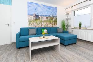 Istumisnurk majutusasutuses Ferienwohnungen im Haus Strandkorb