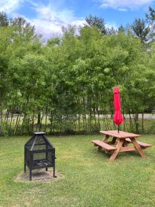 Zahrada ubytování Chalets du Domaine Yamaska