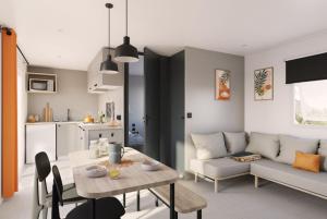 Köök või kööginurk majutusasutuses Chalet Scharflee
