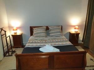 Postel nebo postele na pokoji v ubytování Spacieux Appartement RDC tout confort