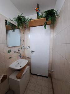 Koupelna v ubytování Ferienhaus am Edersee-scheid