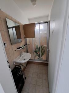 Koupelna v ubytování Ferienhaus am Edersee-scheid