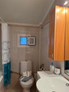 Koupelna v ubytování Nikogroup Loukas Apartment