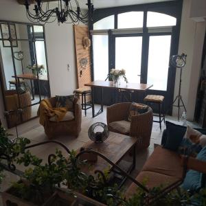 Posezení v ubytování Le Petit Patio