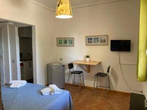 Postel nebo postele na pokoji v ubytování Villa Scilla e Cariddi