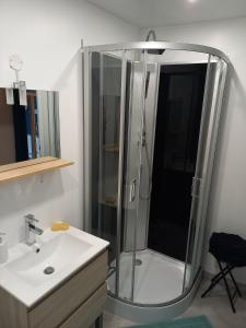 Koupelna v ubytování Villa la Brise , Appartement "L'Alizé"