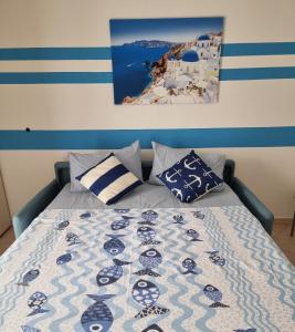 Posteľ alebo postele v izbe v ubytovaní Sabrina studio apartment