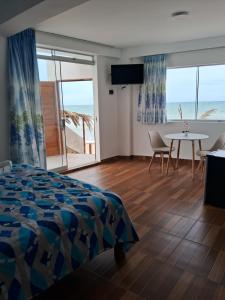 Postel nebo postele na pokoji v ubytování Las Fragatas Casa Hotel Eventos para 40 personas + 44 fotografií