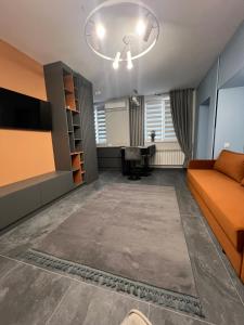 Χώρος καθιστικού στο Здесь уютно