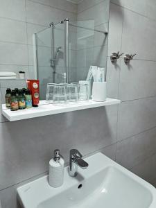 Koupelna v ubytování Apartman West Zen