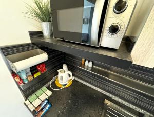 Kuchnia lub aneks kuchenny w obiekcie Apartmány Karlovy Vary