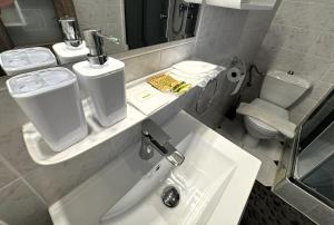 Łazienka w obiekcie Apartmány Karlovy Vary