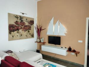 A bed or beds in a room at El rinconcito de Robles