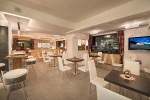 En restaurant eller et andet spisested på Hotel Cristallo