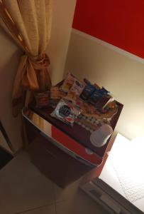 a box of food sitting on top of a table at Casa San Brasi di Mariano e Lucia in Acireale