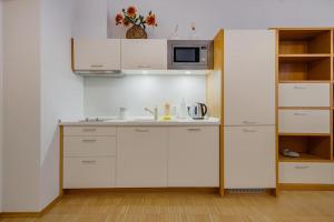 Kuchyňa alebo kuchynka v ubytovaní Deluxe suite in prime location