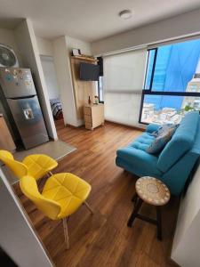 Khu vực ghế ngồi tại Departamento de estreno en Lince