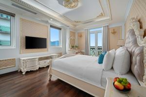 Μια τηλεόραση ή/και κέντρο ψυχαγωγίας στο Paracel Beach Hotel