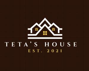 a logo for a real estate company with houses at Teta's House! in Oxford