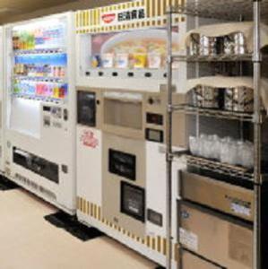Kuchyň nebo kuchyňský kout v ubytování Hotel Keifuku Fukui Ekimae