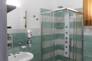 Koupelna v ubytování B&B Lizia