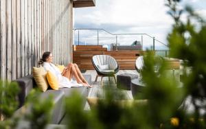 Balkón alebo terasa v ubytovaní Hotel Ambet