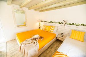 Postel nebo postele na pokoji v ubytování Opus apartment