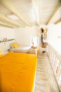 Postel nebo postele na pokoji v ubytování Opus apartment