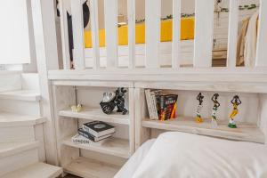 Postel nebo postele na pokoji v ubytování Opus apartment