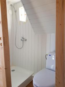 Ein Badezimmer in der Unterkunft La cabane enchantée des Eternelles