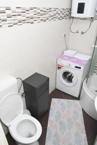 Koupelna v ubytování Apartment Oscar