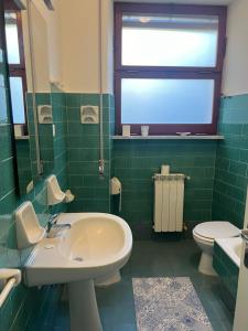 A bathroom at Casa del sole