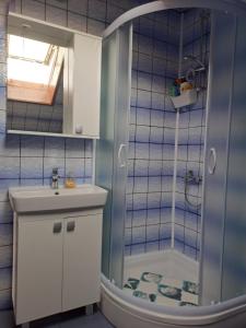 Koupelna v ubytování Apartman "JAGAR"