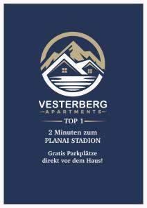 Certifikát, hodnocení, plakát nebo jiný dokument vystavený v ubytování Vesterberg Apartments in Top Lage - Top Lage