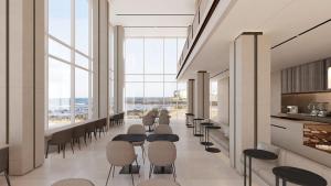 Restaurace v ubytování Shilla Stay Plus Iho Tewoo Ocean Front