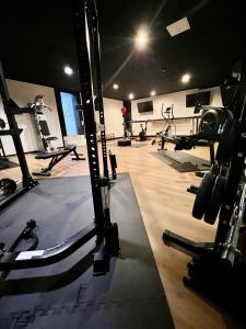 Fitness centrum a/nebo fitness zařízení v ubytování Nordic Avantage Hotel