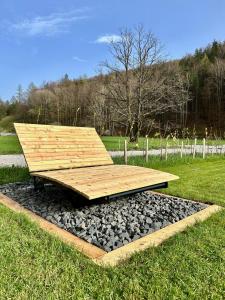 Zahrada ubytování Das Grünhaus - Dein Chalet in Grünau im Almtal