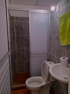 Koupelna v ubytování Apartamento Encanto