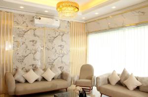 Posezení v ubytování Al BARAKAH HOTEL