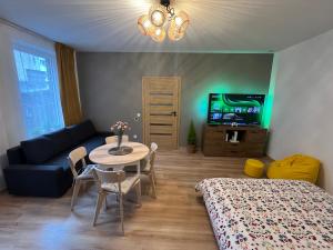 โทรทัศน์และ/หรือระบบความบันเทิงของ Hostel - Mini room Katowice