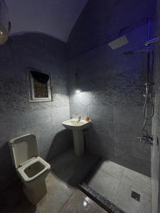 2-single beds beit zeina horse riding的一间浴室