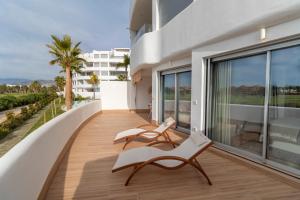 Balkón nebo terasa v ubytování RentitSpain Serena Playa Granada