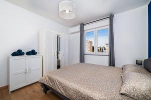 Säng eller sängar i ett rum på Apartment Luna