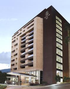 a rendering of the office building of the hotel at Hotel Estelar Blue in Medellín