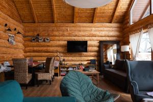 Et tv og/eller underholdning på Green Cottage