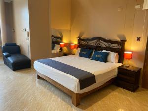 Uma cama ou camas num quarto em Suite Apart Miraflores