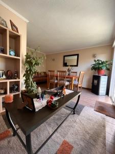 Posezení v ubytování Hostal Damatierra